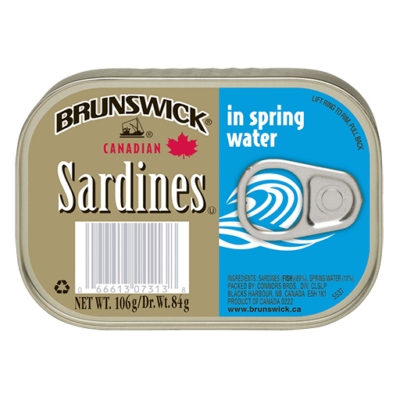 Brunswick Sardines In Spring Water 106g