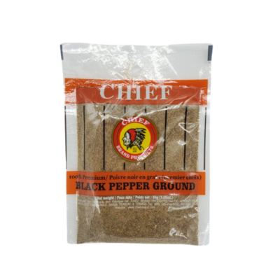 Chief Black Pepper 30g Ground