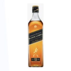 Johnnie Walker Black 12 Yr without box 1L