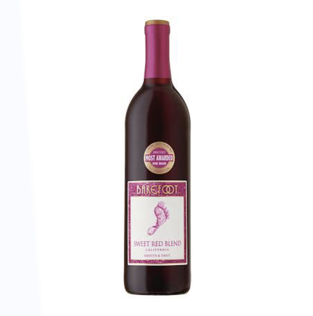Barefoot Sweet Red Wine 750ml