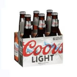 Coors light btl 275ml 6 packs