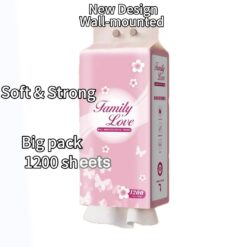 Family Love Wall-Mounted Facial Tissues 1200 sheets