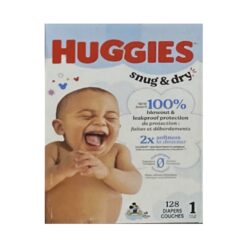 Huggies Natural Care Box Step 1 Diaper 128CT