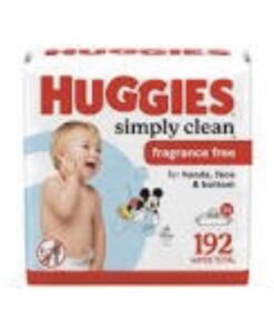 Huggies simply clean wipes 192ct