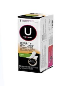 Kotex U Lightdays 16ct Long Liners