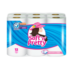 Soft N Pretty Toilet Paper 12 Pk