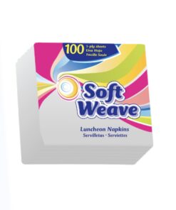 Soft Weave T/Napkins 100ct 1ply (11.5″x12.5″)