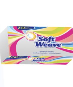 Soft Weave T/Napkins 250ct 1ply sheets (11.5″x12.5″)