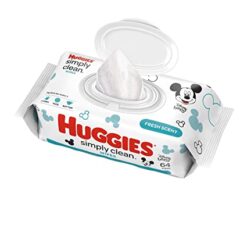huggies simply clean wipes 64ct