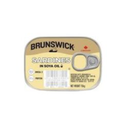 Brunswick Sardines In Soya Oil 106g