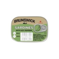 Brunswick Sardines With Hot Peppers 106g