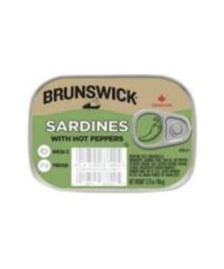 Brunswick Sardines With Hot Peppers 106g