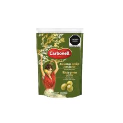 Carbonell Whole Green Olives 185g
