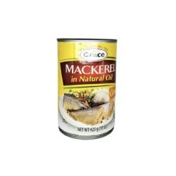 Grace Mackerel in natural oil  425g
