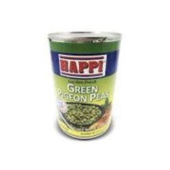 Happi Green Pigeon Peas 14oz