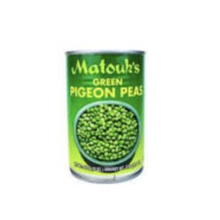Matouk's Green Pigeon  Peas 425g