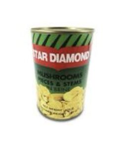 Star Diamond Mushrooms Piece & Stems 425g