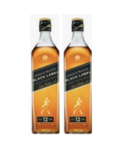 2 Bottles Johnnie Walker black 1L
