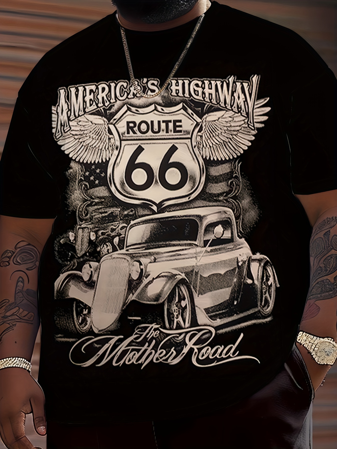 Mens plus size T-shirt 260016