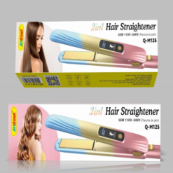 2IN1 HAIR STRAIGHTNER 55W QM125
