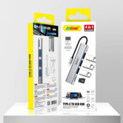 4IN1 TYPE-C TO USB HUB QHU806