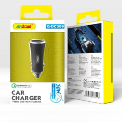 CAR CHARGER TYPEC USB FAST CHARGING QDC309