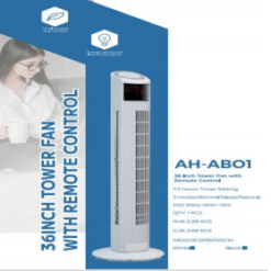 DREAMKACHER 36"TOWER FAN W/RC AHAB01