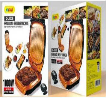 FRYING AND GRILLING MACHINE 1000W QJK08