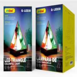 LED TRIANGLE COLORFUL LIGHT QLED30