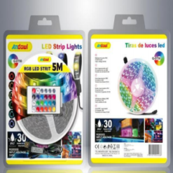 RGB LED STRIP LIGHTS 5M QDT50