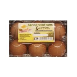 Spring Fresh Farm Extra Large Eggs 1/2 Dozen