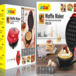 WAFFLE MAKER 450W QHB66