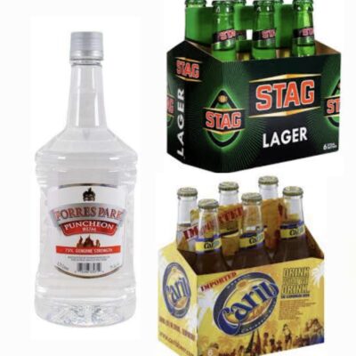 Family Package No.59 1.75L+Stag & Carib 6pk
