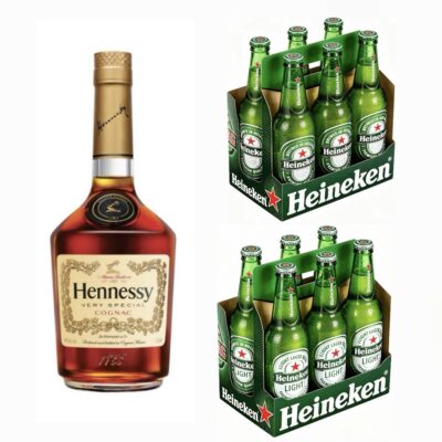 Family Package No.61 1L+Heineken & Heineken Light 6pk
