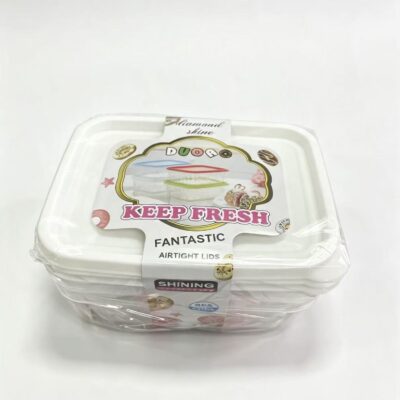 PLASTIC FOOD CONTAINERS 3PC
