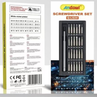 ANDOWL SCREWDRIVER SET 24 IN 1 QLS24